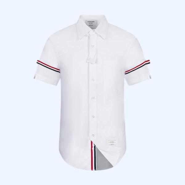 [ Thom Browne ] 톰브라운 카라 반팔 셔츠