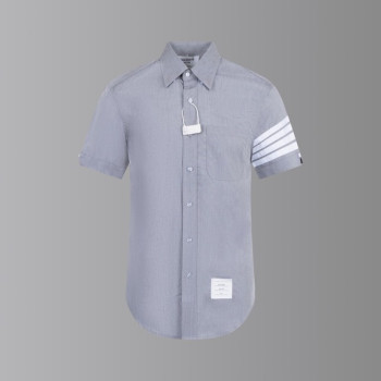 [ Thom Browne ] 톰브라운 카라 반팔 셔츠