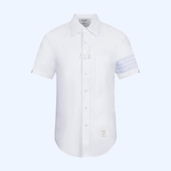 [ Thom Browne ] 톰브라운 카라 반팔 셔츠
