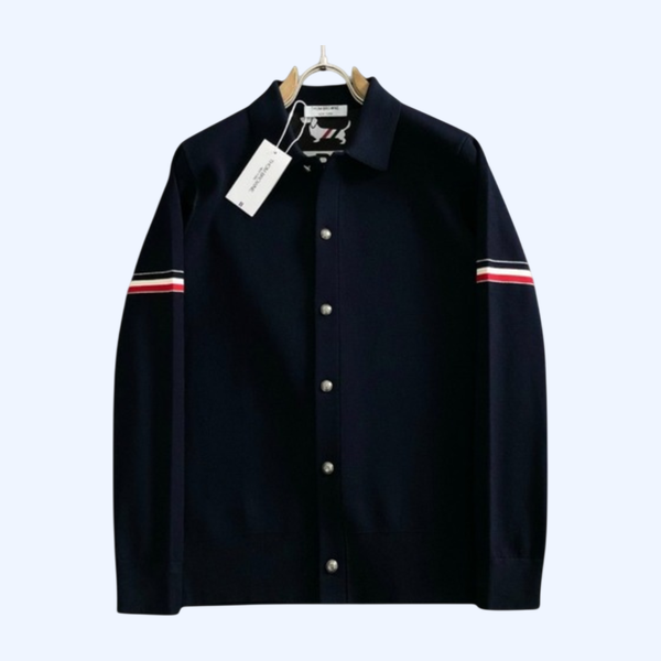 [ Thom Browne ] 톰브라운 단추 울 니트 가디건