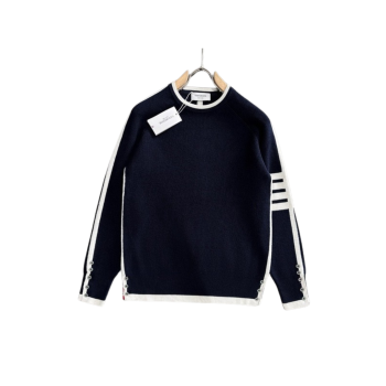 [ Thom Browne ] 톰브라운 라운드 니트