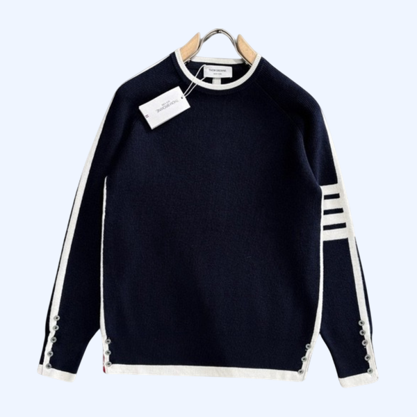 [ Thom Browne ] 톰브라운 라운드 니트