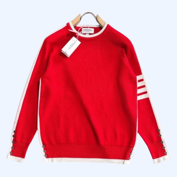 [ Thom Browne ] 톰브라운 라운드 니트