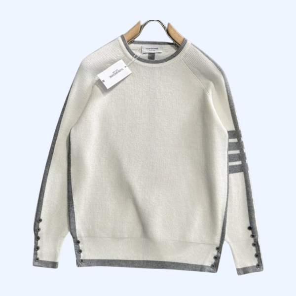 [ Thom Browne ] 톰브라운 라운드 니트