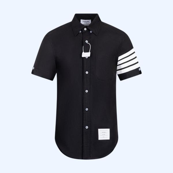 [ Thom Browne ] 톰브라운 카라 반팔 셔츠