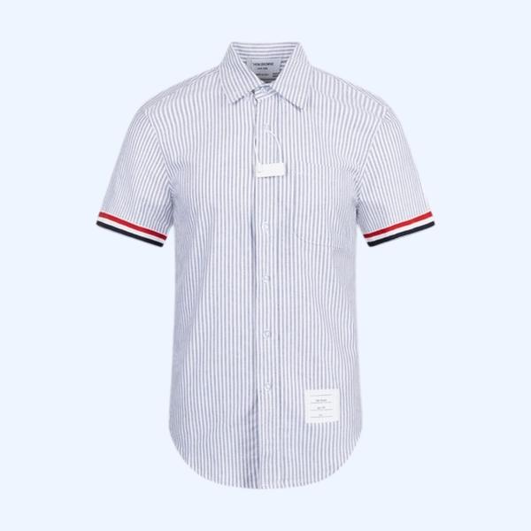 [ Thom Browne ] 톰브라운 카라 반팔 셔츠
