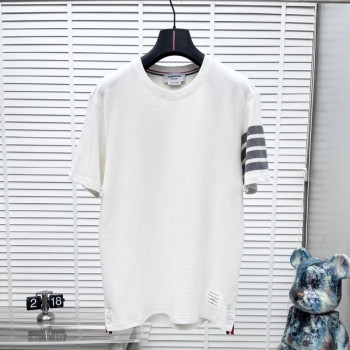 [ Thom Browne ] 톰브라운 라운드 반팔티