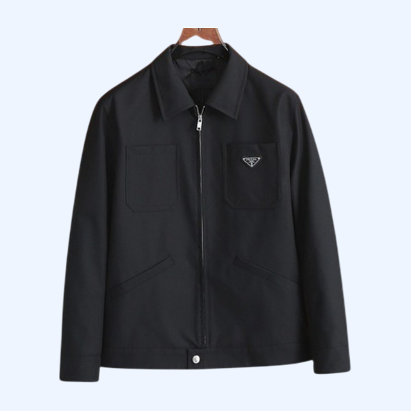 [ Prada ] 프라다 카라 집업 자켓