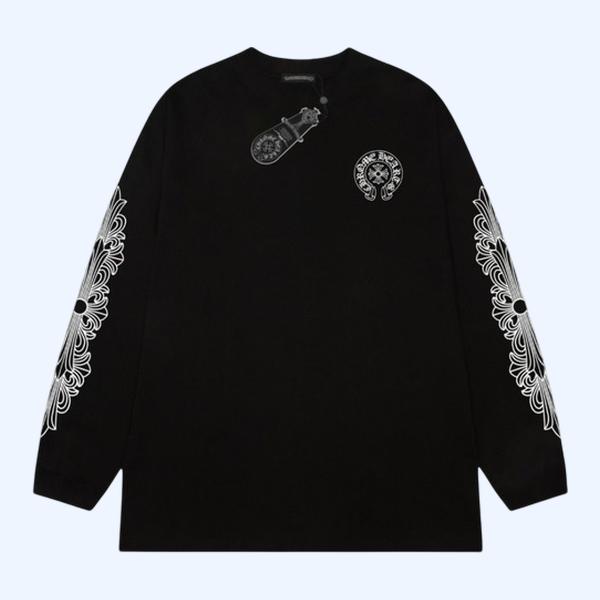 [ Chrome Heart* ] 크롬하* 라운드 긴팔티