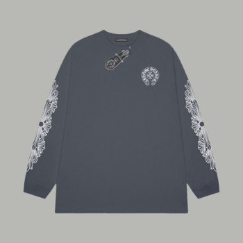 [ Chrome Heart* ] 크롬하* 라운드 긴팔티