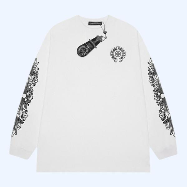 [ Chrome Heart* ] 크롬하* 라운드 긴팔티