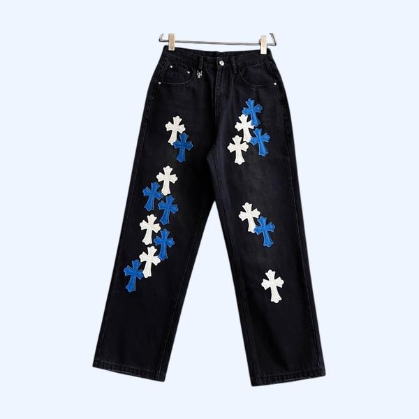 [ Chrome Heart* ] 크롬하* 데님 팬츠