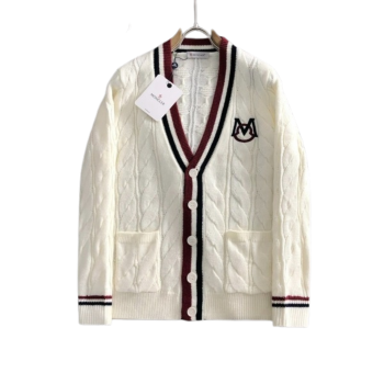 [ Moncler ] 몽클레르 꽈배기 니트 가디건