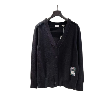 [ Burberry ] 버버리 패치 울 니트 가디건