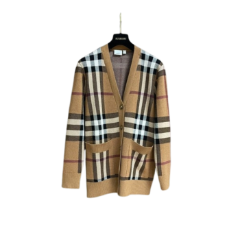 [ Burberry ] 버버리 체크 니트 가디건