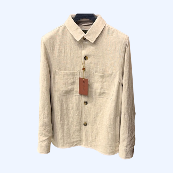 [ 로로피아나 ] 빈티지 워싱 린넨 셔츠