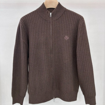 [ Loro Piana ] 로로피아나 울 니트 집업 가디건