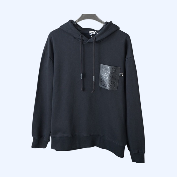 [ Loewe ] 로에베 가죽 포켓 후드티