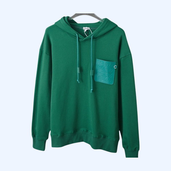 [ Loewe ] 로에베 가죽 포켓 후드티