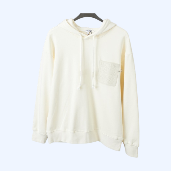 [ Loewe ] 로에베 가죽 포켓 후드티