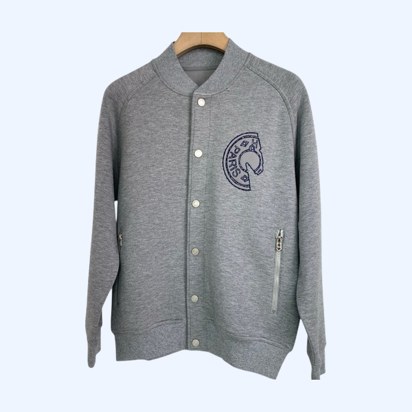 [ Hermes ] 에르메스 자수 면 자켓