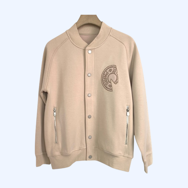 [ Hermes ] 에르메스 자수 면 자켓