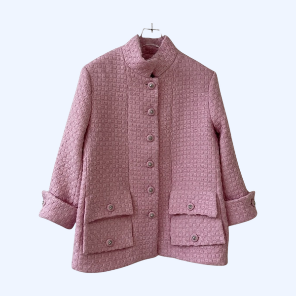 [ 샤넬 ] 실크 트위드 코트