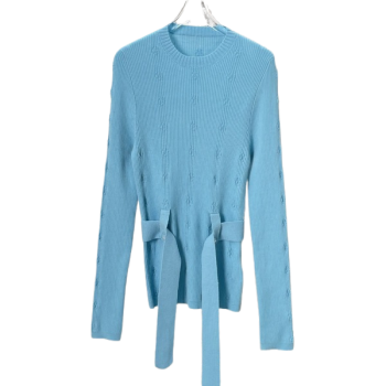 [ 샤넬 ] 25ss 벨트 라운드 니트