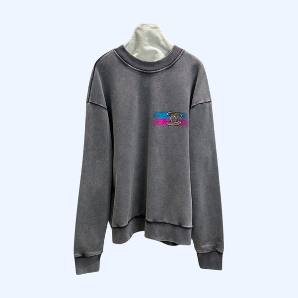 [ 샤넬 ] 25ss 봄 핸드프린팅 긴팔 맨투맨