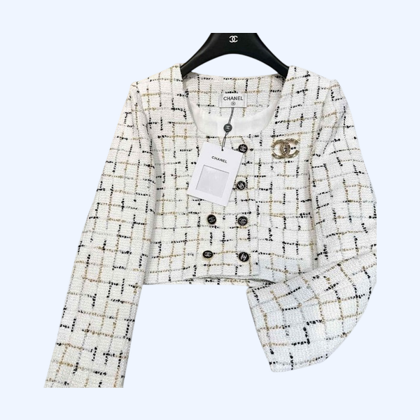 [ 샤넬 ] 더블 체크 자켓