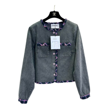 [ 샤넬 ] 25ss 컬러 보카시 데님 자켓