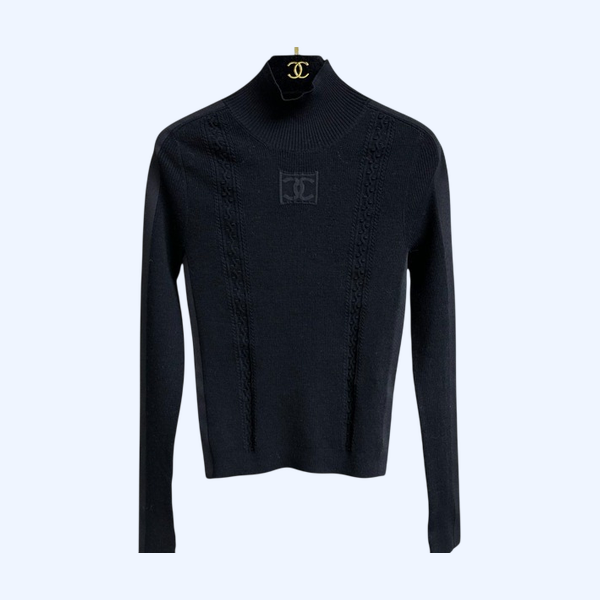 [ 샤넬 ] 더블 C 긴팔 니트