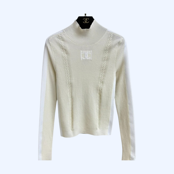 [ 샤넬 ] 더블 C 긴팔 니트