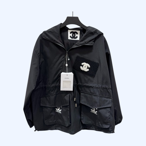 [ 샤넬 ] 25ss 후드 바람막이 자켓