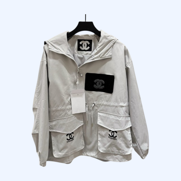 [ 샤넬 ] 25ss 후드 바람막이 자켓