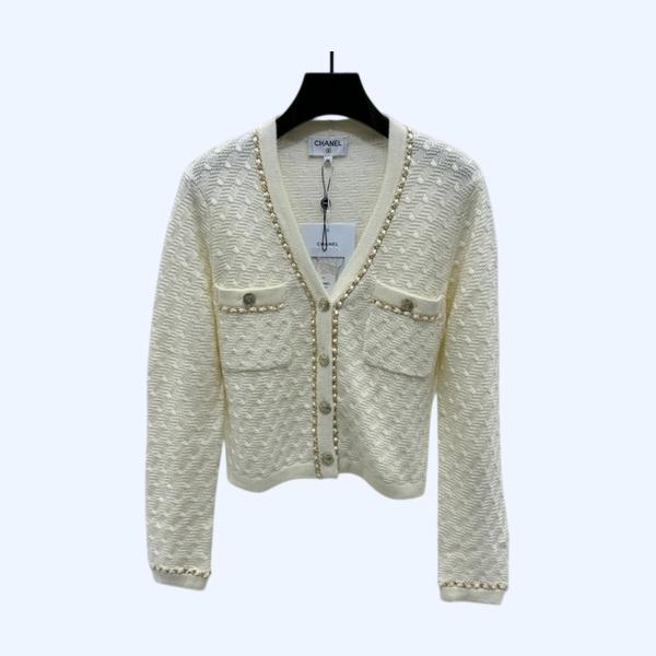 [ Chanel ] 샤넬 체인 브이넥 가디건