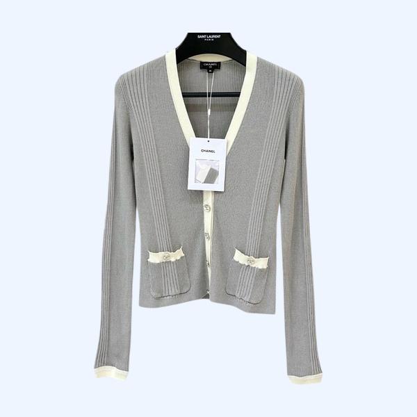 [ Chanel ] 샤넬 골지 니트 가디건