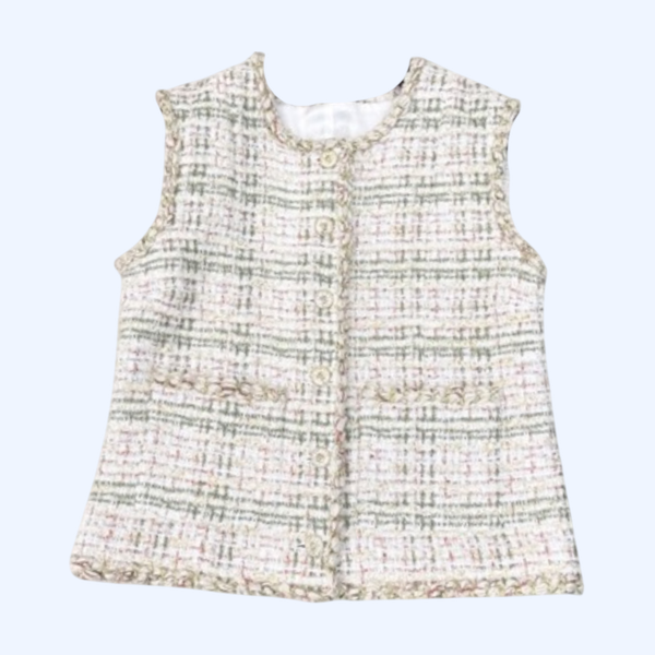 [Chanel] 샤넬 우븐 베스트