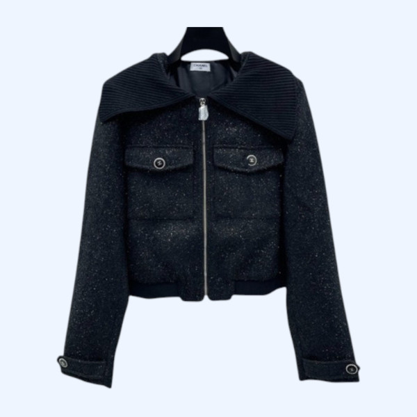 [ Chanel ] 샤넬 카라 집업 자켓