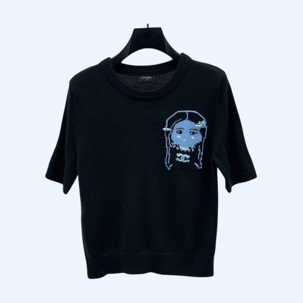 [ Chanel ] 샤넬 울 반팔 니트