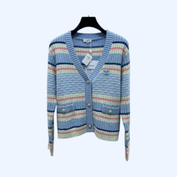 [ Chanel ] 샤넬 스트라이프 니트 가디건