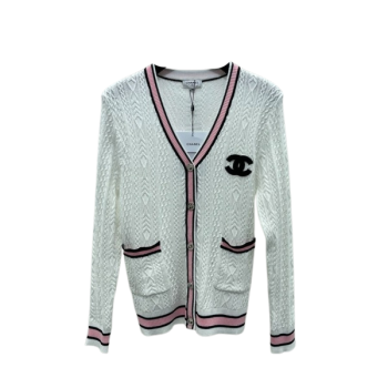 [ Chanel ] 샤넬 CC 배색 가디건