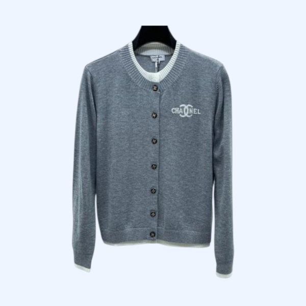 [ Chanel ] 샤넬 레이어드 울 니트 가디건