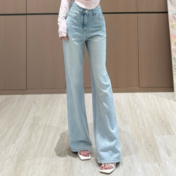 [ 샤넬 ] 25ss 더블C 자수 청바지