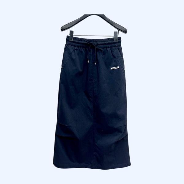 [ Chanel ] 샤넬 밴딩 롱 스커트