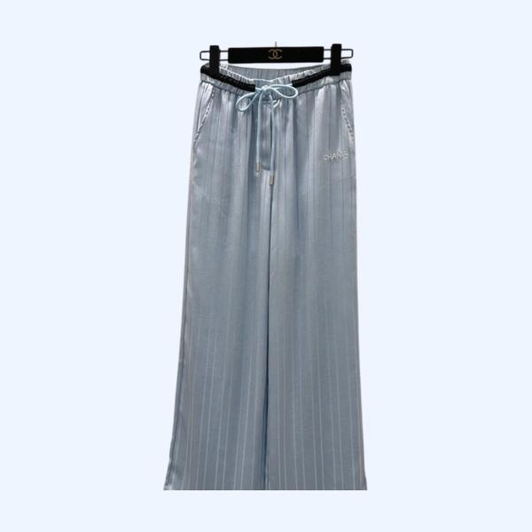 [ Chanel ] 샤넬 스트라이프 밴딩 팬츠