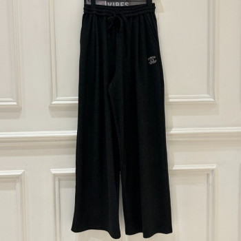 [ Chanel ] 샤넬 와이드 밴딩 팬츠