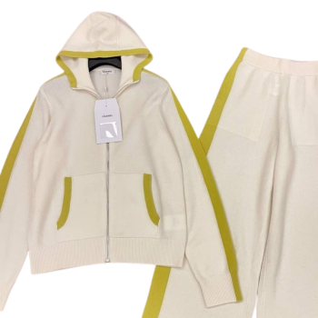 [ 샤넬 ] 25ss 배색니트 세트 집업