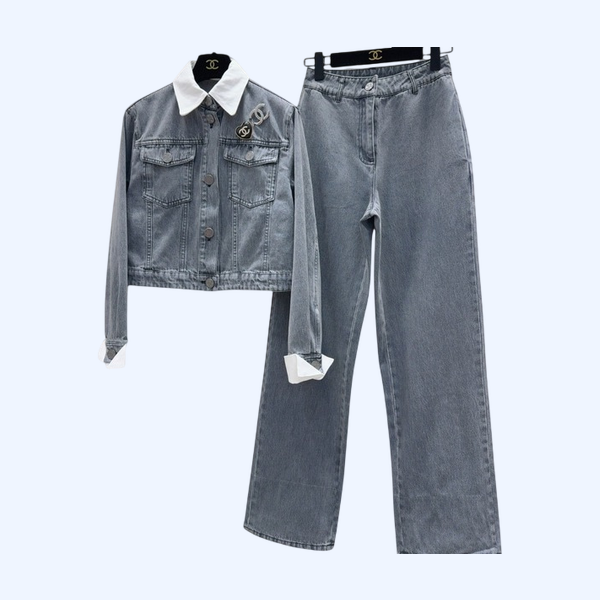 [ 샤넬 ] 25ss 데님 상하의 세트