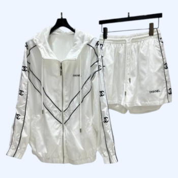 [ 샤넬 ] 25ss 바람막이 집업 set